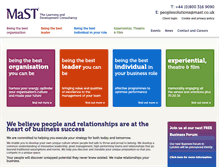 Tablet Screenshot of mast.co.uk